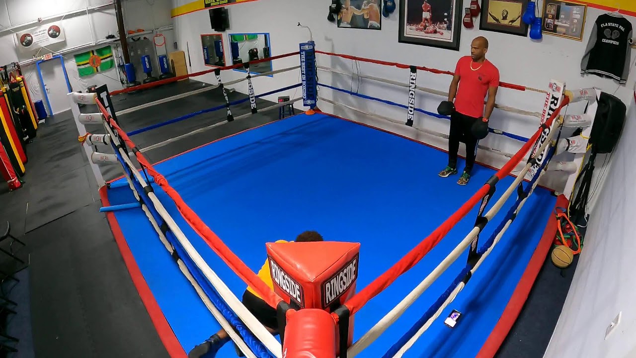 Training The Little Champion. Adrian 8 year old. background