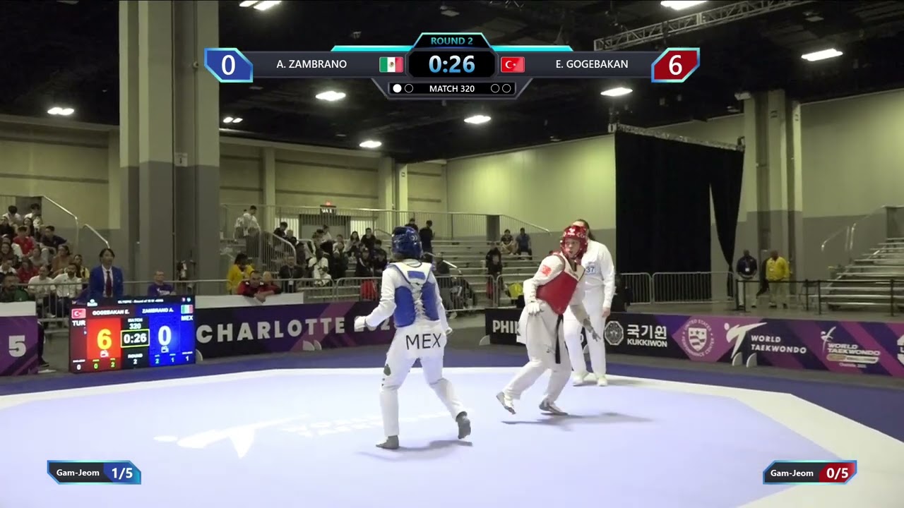 320 Round of 16 W 49kg MEX A ZAMBRANO TUR E GOGEBAKAN PGM