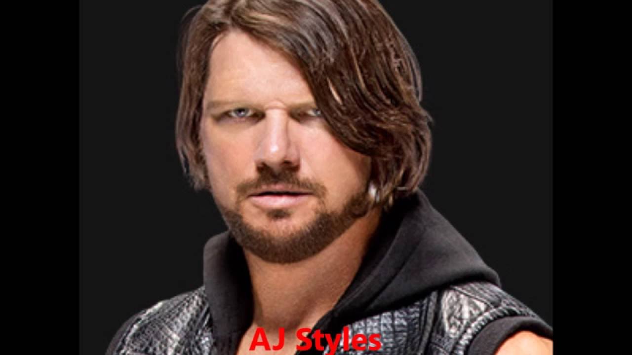 AJ Styles vs Michelle McCool- Belly to Back Inverted Mat Slam background
