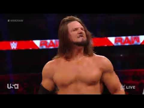 AJ Styles Vs Appolo Crews, WWE Raw, Dec 27 2021