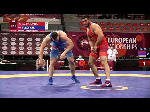1/8 GR - 87 kg: G. TADEVOSYAN (ARM) v. M. VUKOVIC (SRB)