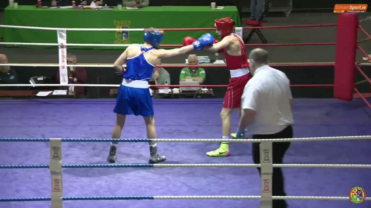 2024 National U18 Championship: 63.5kg Ryan Jenkins (Olympic L) V Danny Reilly (St Pauls W)