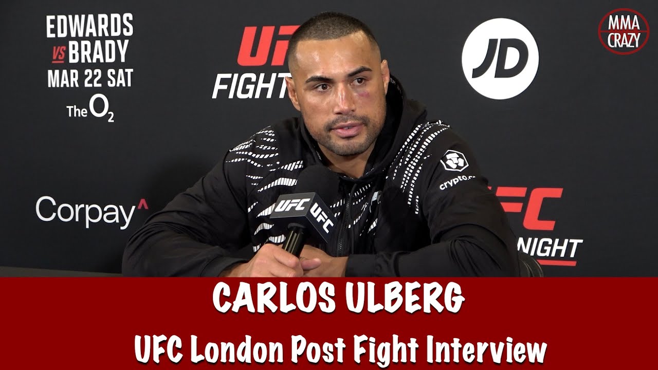 Carlos Ulberg “Give me Alex Pereira or Magomed Ankalaev” after UFC London win