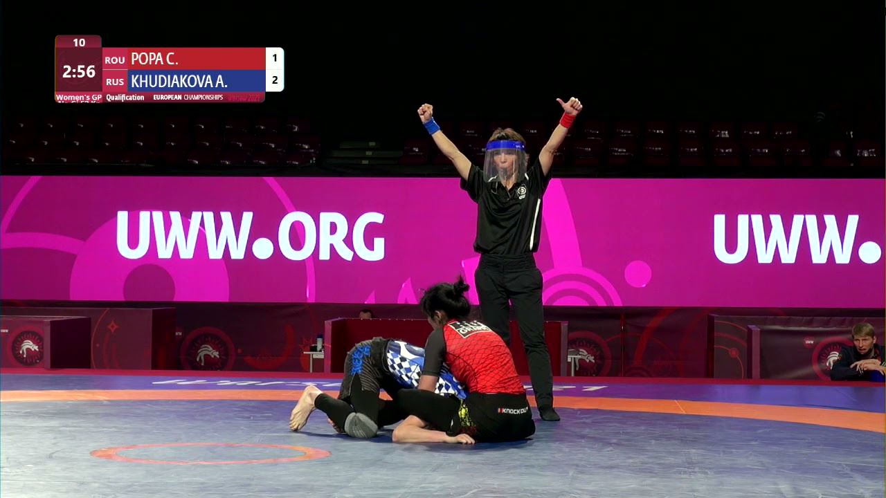 Qual. Women's GP No-Gi - 53 kg: C. POPA (ROU) v. A. KHUDIAKOVA (RUS) backdrop