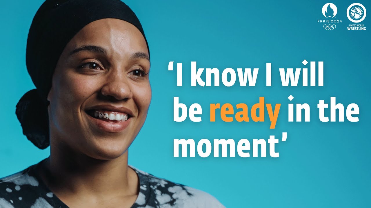 French star Koumba Larroque is ready to carry the weight of her nation on path to Paris gold background