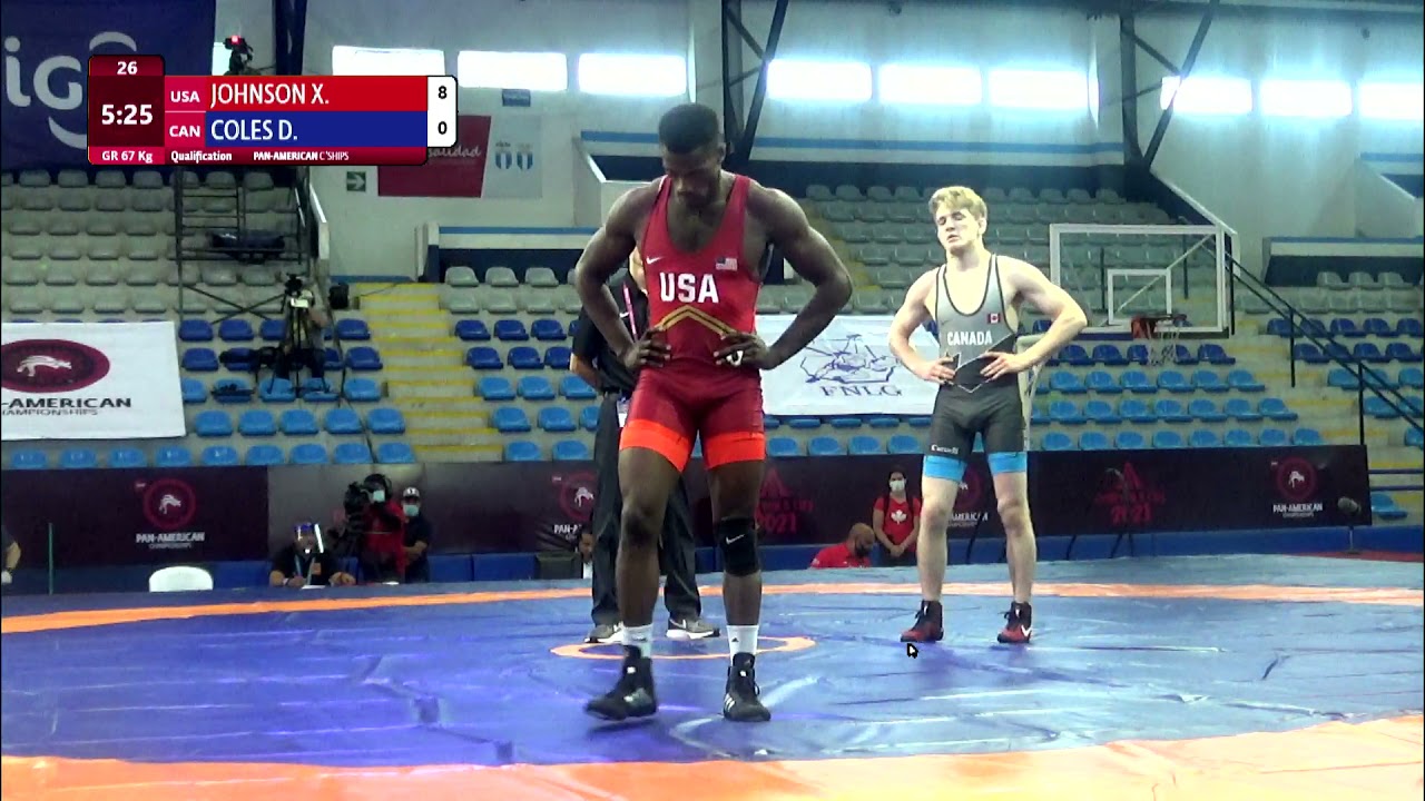 Qual. GR - 67 kg: X. JOHNSON (USA) v. D. COLES (CAN)