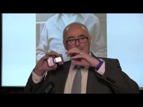 Liam Moggan Coach Education Officer speaks at the IABA National Coaching Seminar 2015 background