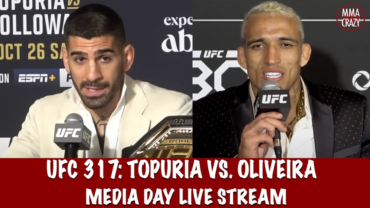 UFC 317: Topuria vs. Oliveira Media Day Live Stream