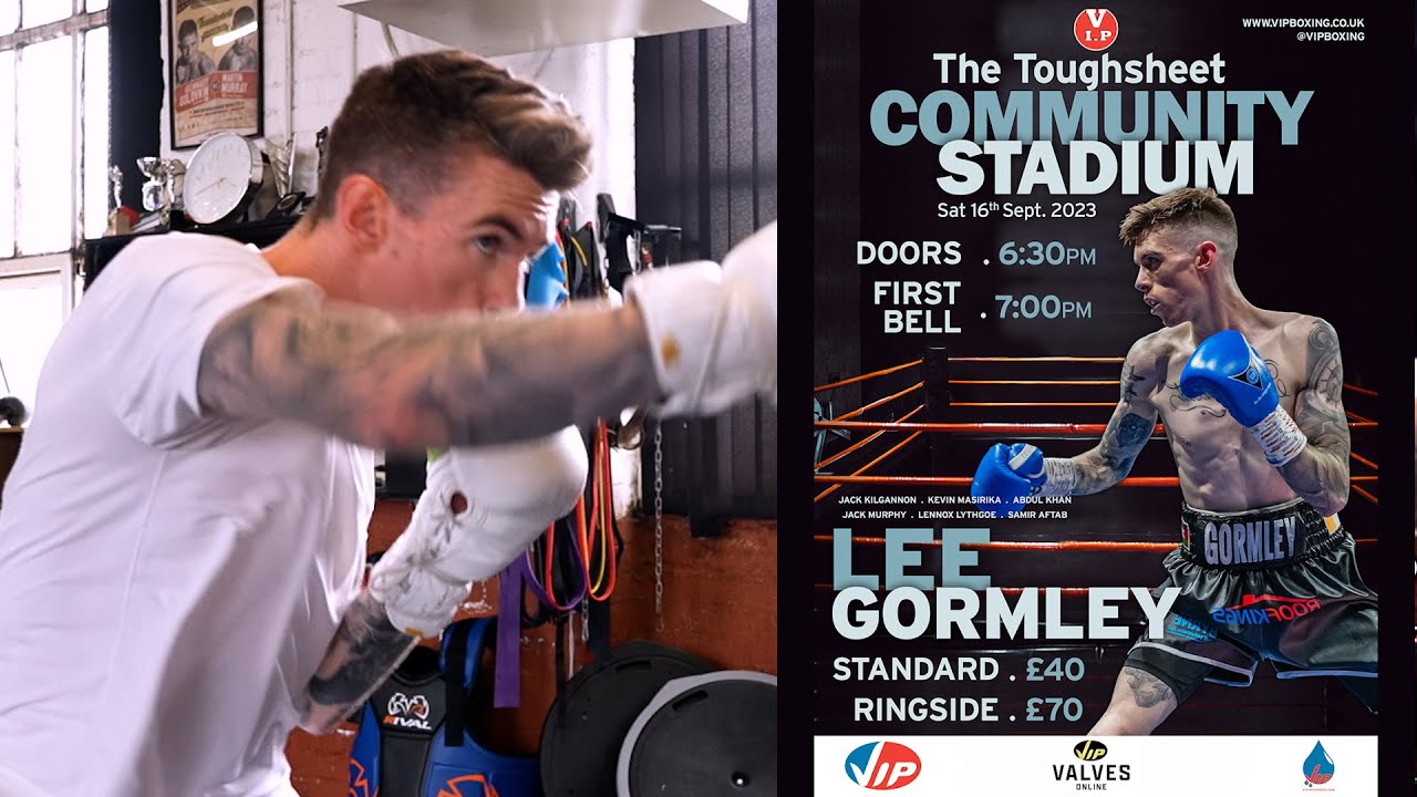 Lee Gormley back out in Bolton for fight No2 against the naturally much bigger Jake Osgood background