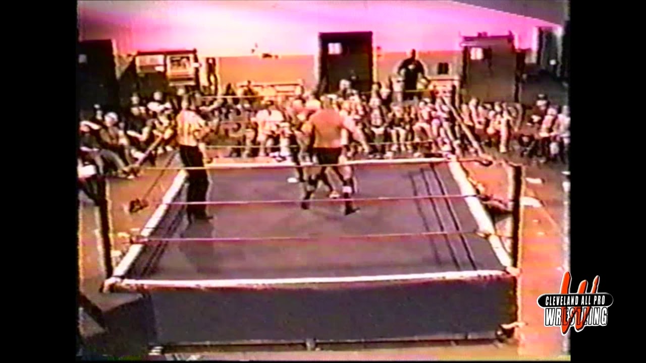 Cactus Jack VS. Bruiser Bedlam (alternate angle) - Cleveland All Pro Wrestling
