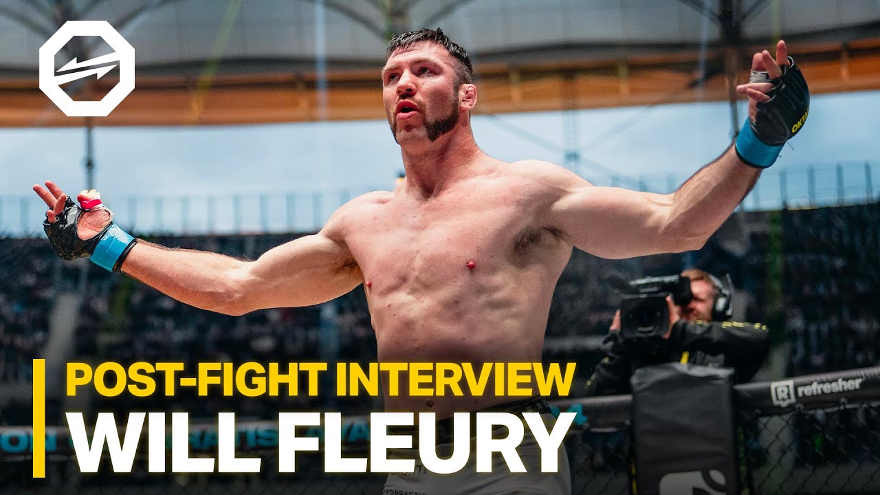 Will Fleury Post-Fight Interview | OKTAGON 62 background