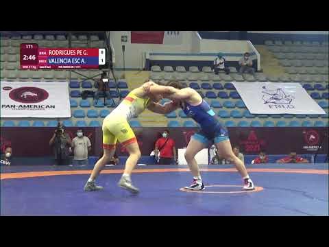 1/2 WW - 57 kg: G. RODRIGUES PE (BRA) v. A. VALENCIA ESC (MEX) backdrop