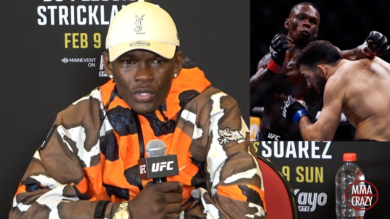Israel Adesanya reflects on TKO loss to Imavov "we shot a fair one, he beat me" background