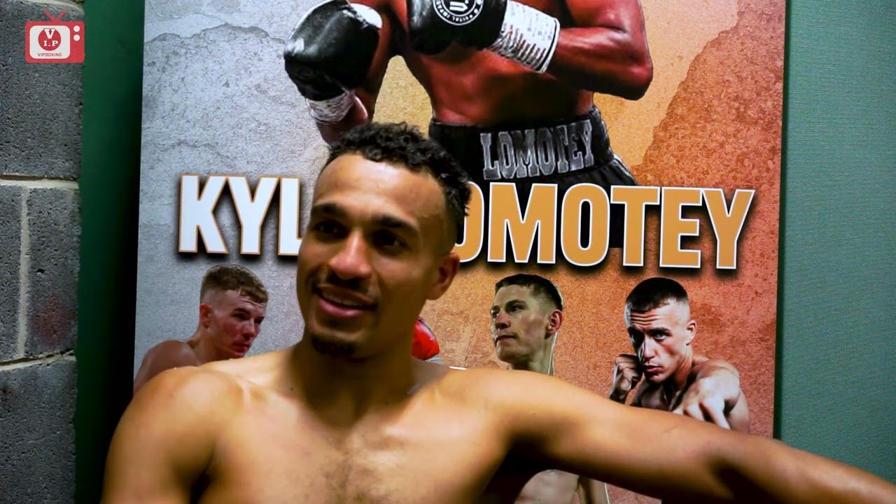 Kyle Lomotey shakes off the ring rust and gets another win moving to 12-1 background