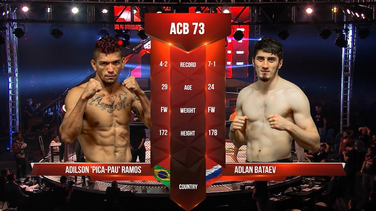 Эдилсон Рамос Силва vs. Адлан Батаев | Adilson Ramos Silva vs. Adlan Bataev | ACB 73 background