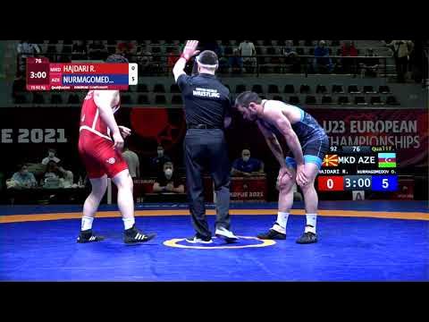 Qual. FS - 92 kg: R. HAJDARI (MKD) v. O. NURMAGOMEDOV (AZE)