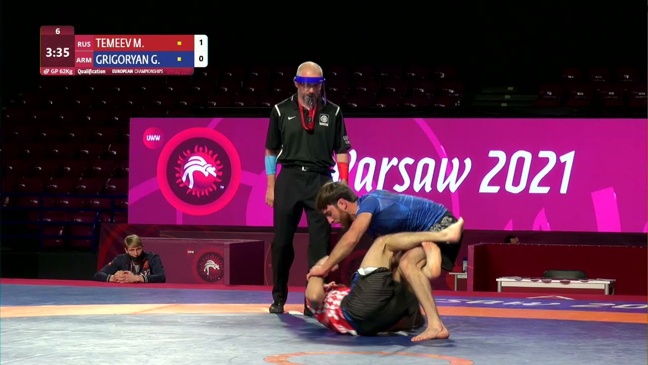 Qual. Men's GP No-Gi - 62 kg: M. TEMEEV (RUS) v. G. GRIGORYAN (ARM)