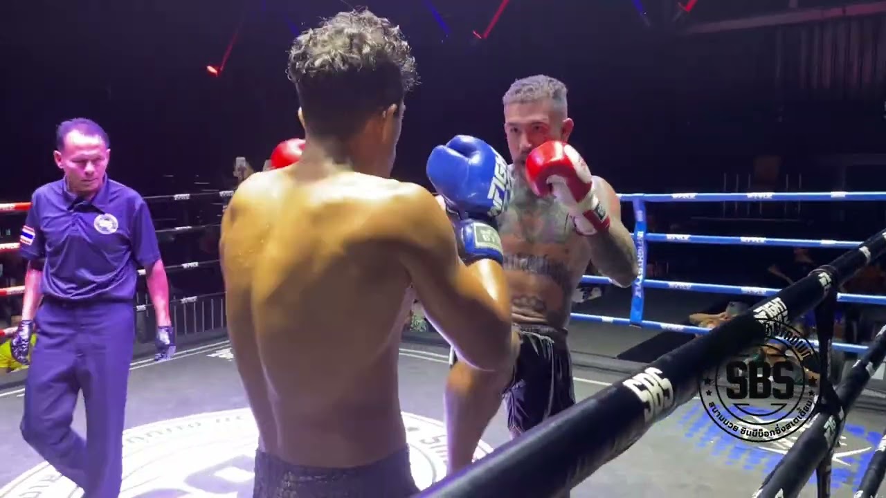 Johnny Sinbi Muay Thai π¦πΊ (red) v Larvin Muay Champ Fitness (blue) πΈπ¬ background