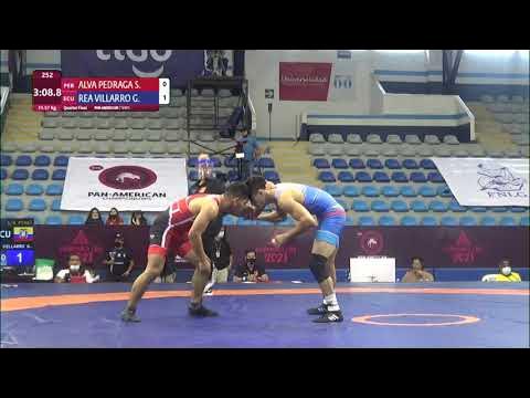 1/4 FS - 57 kg: S. ALVA PEDRAGA (PER) v. G. REA VILLARRO (ECU)