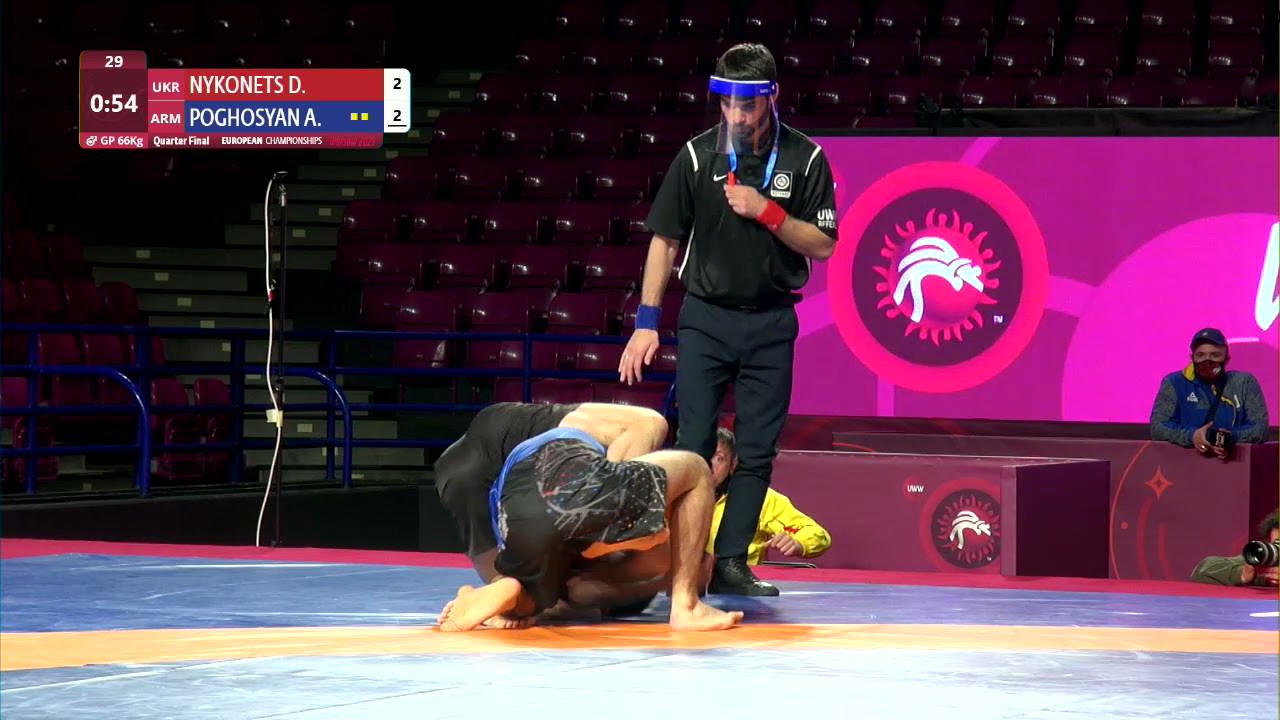 1/4 Men's GP No-Gi - 66 kg: D. NYKONETS (UKR) v. A. POGHOSYAN (ARM)