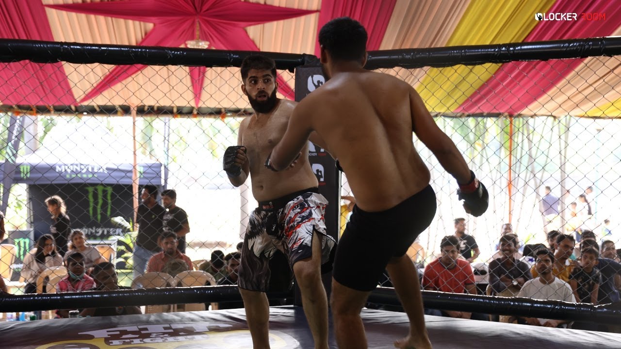Abhishek Dubey vs Dhaval Padaya | Amateur MMA | Warrior's Dream Series | Navi Mumbai | India background