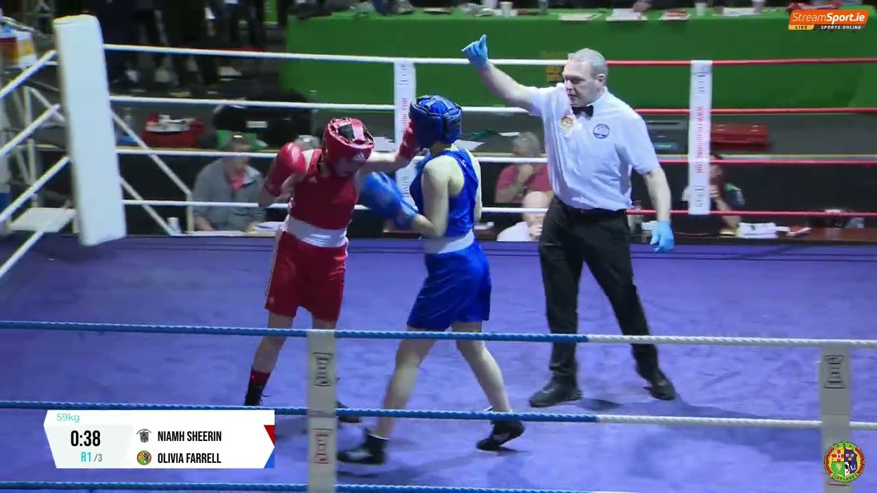 2024 National BG3 Championship: 59kg Niamh Sheerin (Swinford) v Olivia Farrell (St Brigids E)