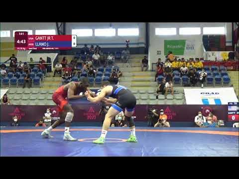 1/2 FS - 79 kg: T. GANTT JR (USA) v. J. LLANO (ARG)