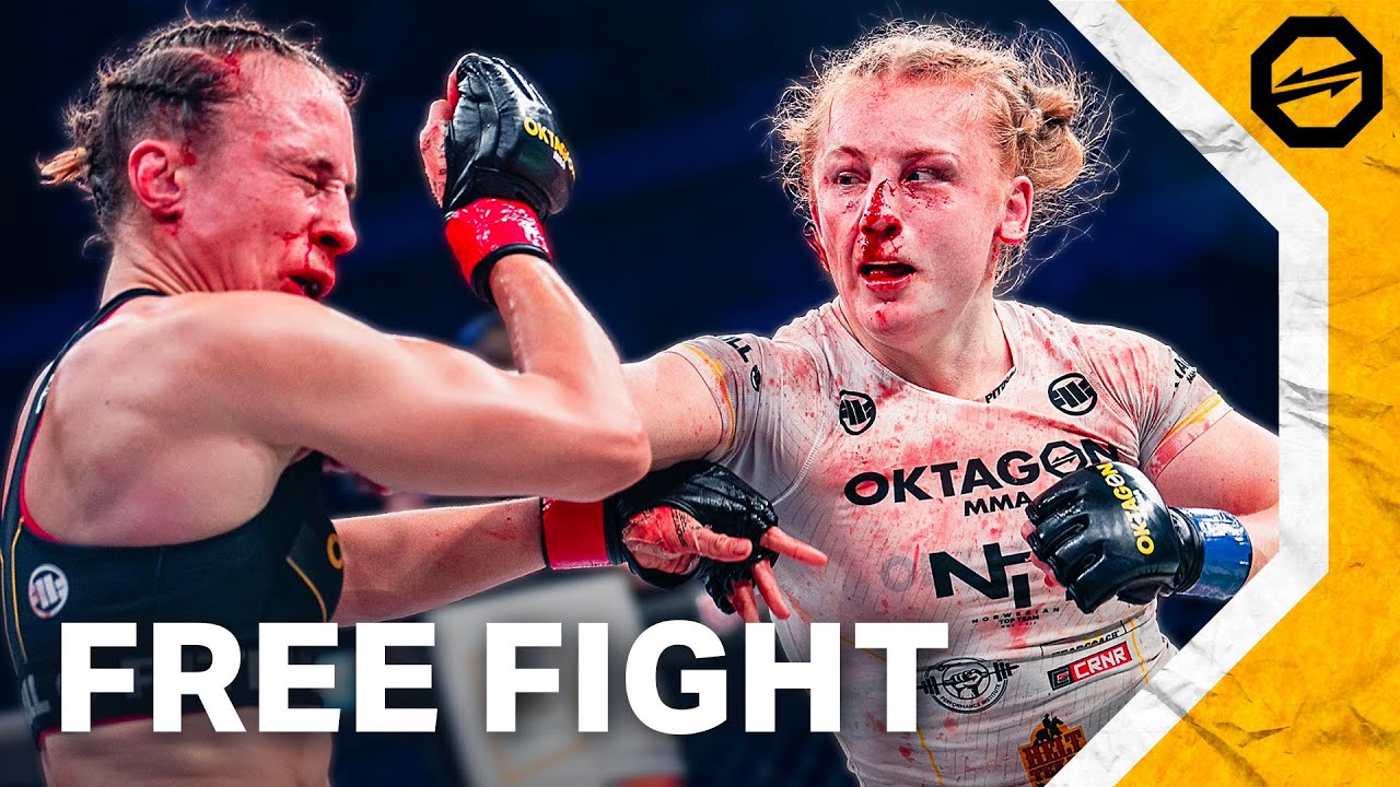 NON-STOP ACTION! | PUDILOVÁ vs. BOLANDER | FREE FIGHT | OKTAGON 61 background