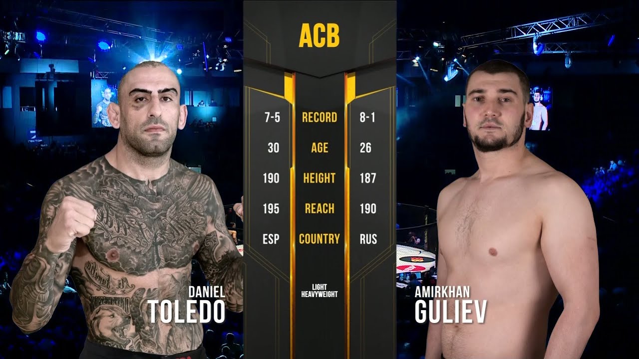 Даниэль Толедо vs. Амирхан Гулиев | Daniel Toledo vs. Amirkhan Guliev | ACB 89 background