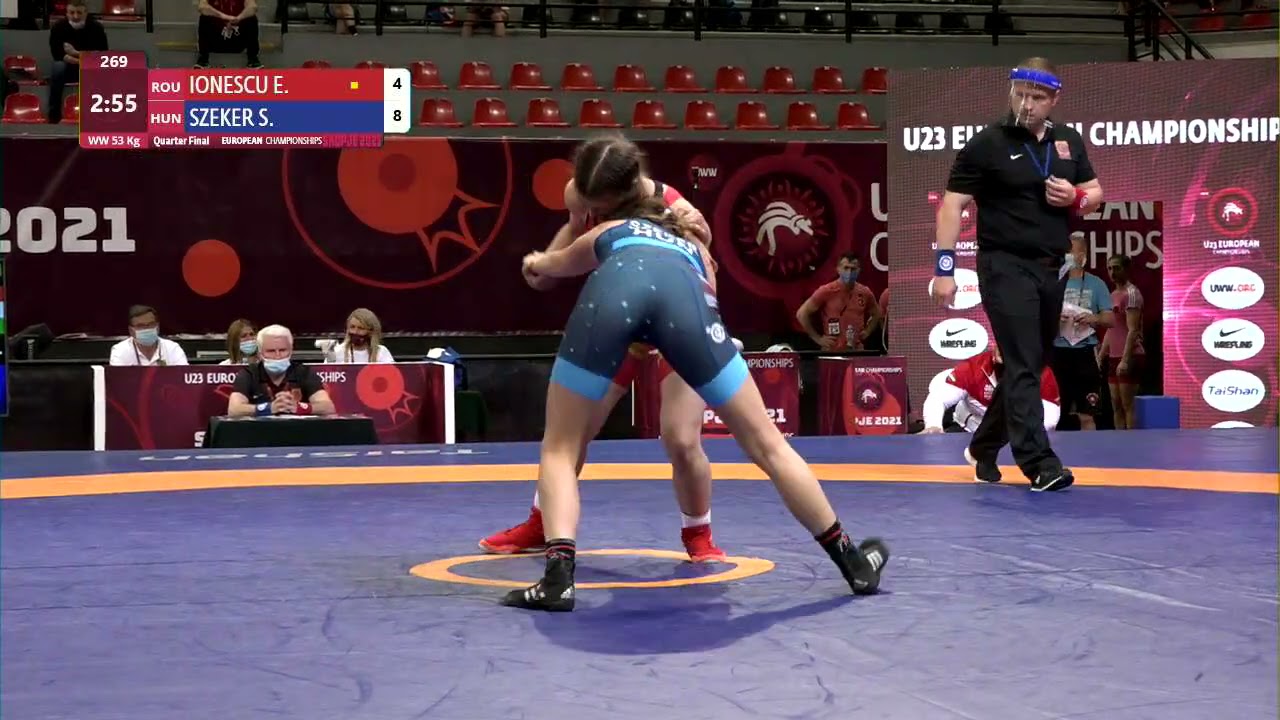 1/4 WW - 53 kg: E. IONESCU (ROU) v. S. SZEKER (HUN)