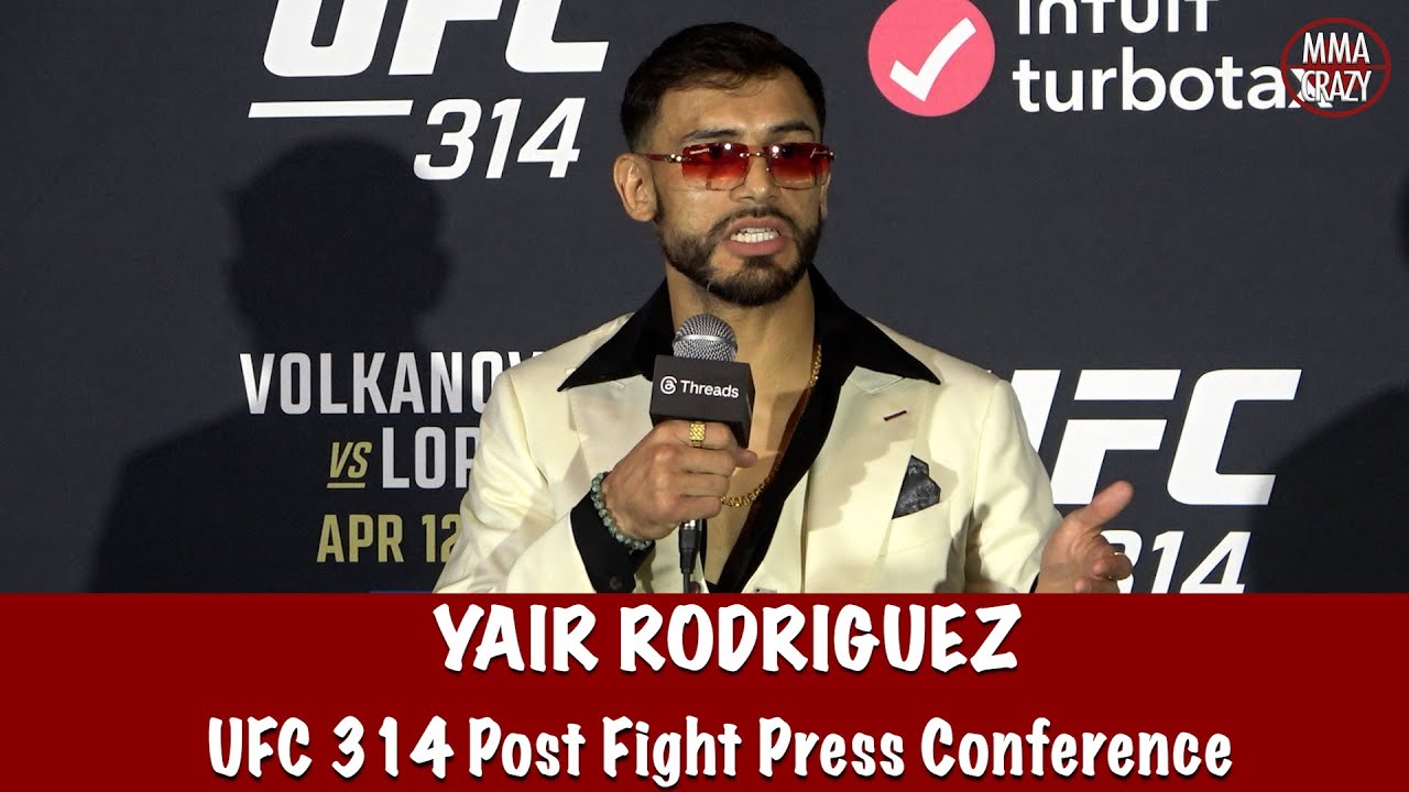 Yair Rodriguez reveals Diego Lopes Beef, wants Volkanovski for the title in Mexico | UFC 314 background