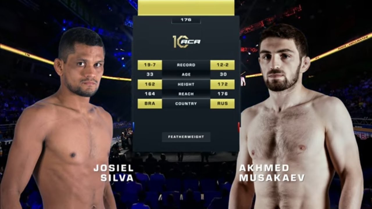 Джозиель Сильва vs. Ахмед Мусакаев | Josiel Silva vs. Akhmed Musakaev | ACA 176 background