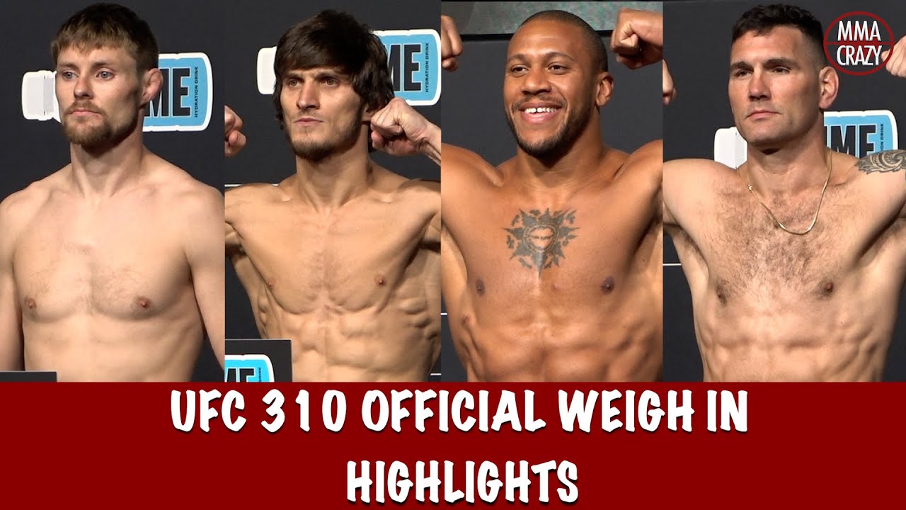 UFC 310 Official Weigh in Highlights, 1 weigh miss