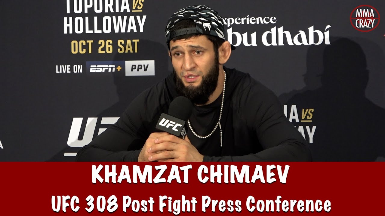 Khamzat Chimaev “Israel Adesanya would be good money fight” talks Robert Whittaker jaw crank