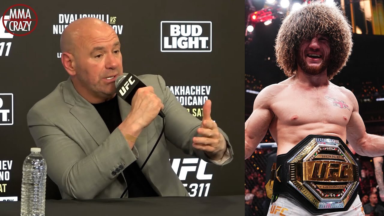Dana White reacts to Merab Dvalishvili DEFEAT Umar Nurmagomedov at UFC 311