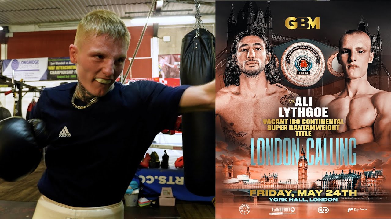 NO UNDERESTIMATIONS , BUT I'M TAKING THE BELT HOME! Lennox Lythgoe' prepares to take on Razor Ali background