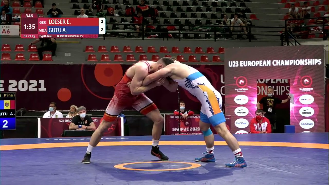 1/8 GR - 77 kg: E. LOESER (GER) v. A. GUTU (MDA)