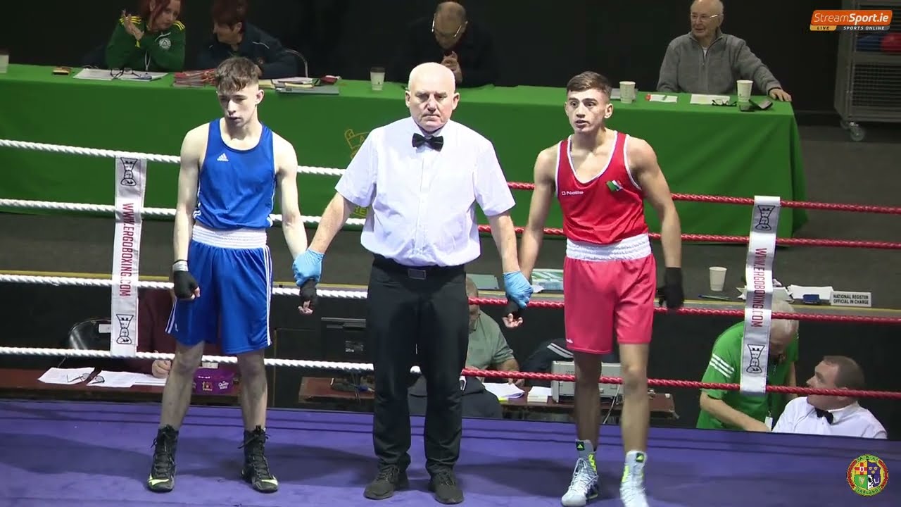 2024 National U18 Championship:  57kg Martin McDonagh (Avona) V Liam McNamee (St Conleths)
