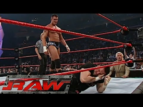 Randy Orton vs Tommy Dremear RAW Jun 30,2003 background