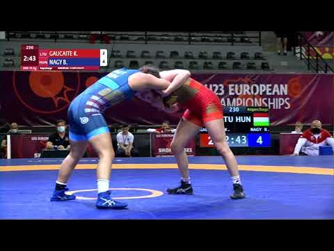 Repechage WW - 76 kg: K. GAUCAITE (LTU) v. B. NAGY (HUN)