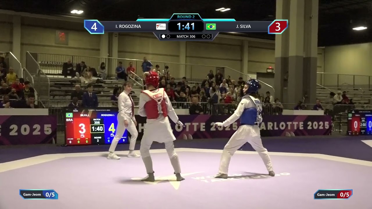 306 Round of 64 W 49kg AIN I ROGOZINA BRA J SILVA PGM
