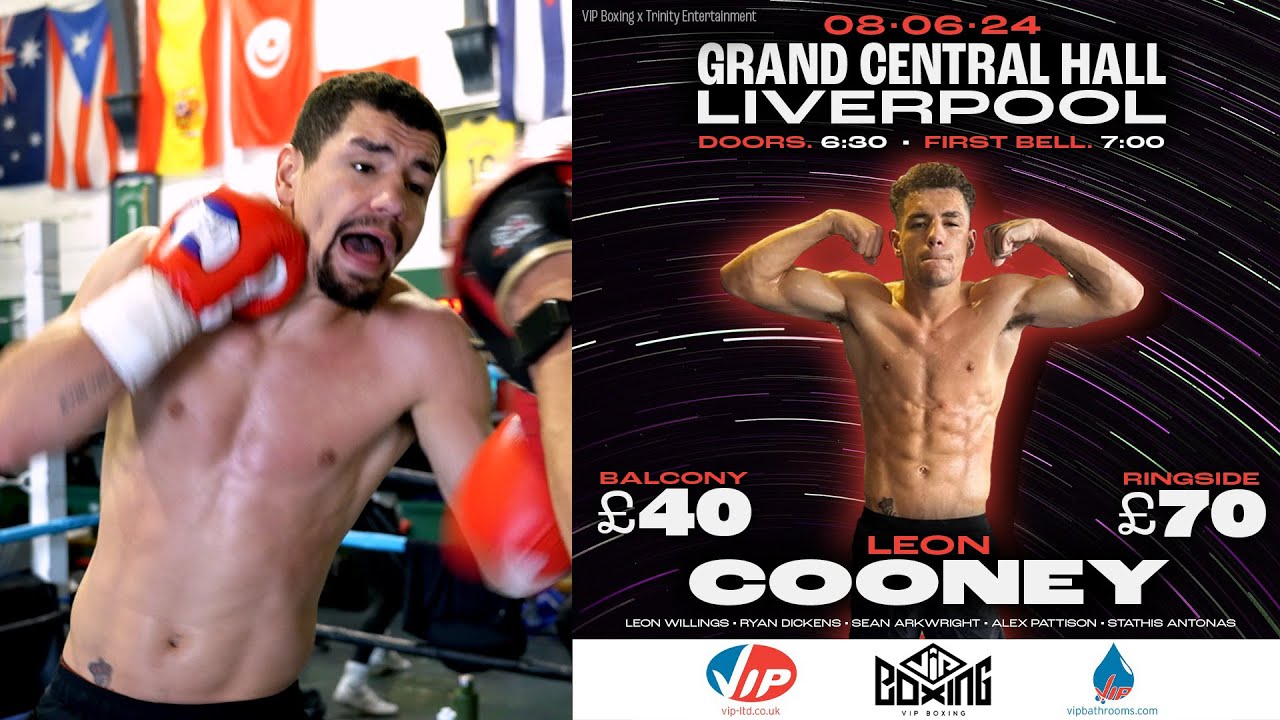 LEON COONEY returns to Liverpool's Grand Central Hall background