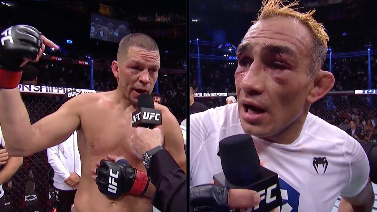 UFC 279: Диаз vs Фергюсон - Слова после боя background