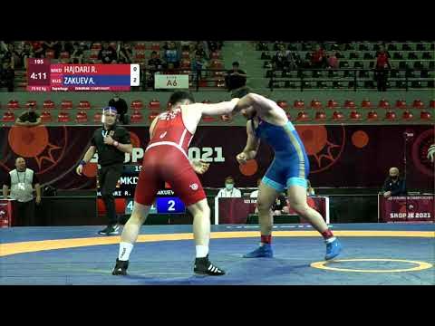 Repechage FS - 92 kg: R. HAJDARI (MKD) v. A. ZAKUEV (RUS)