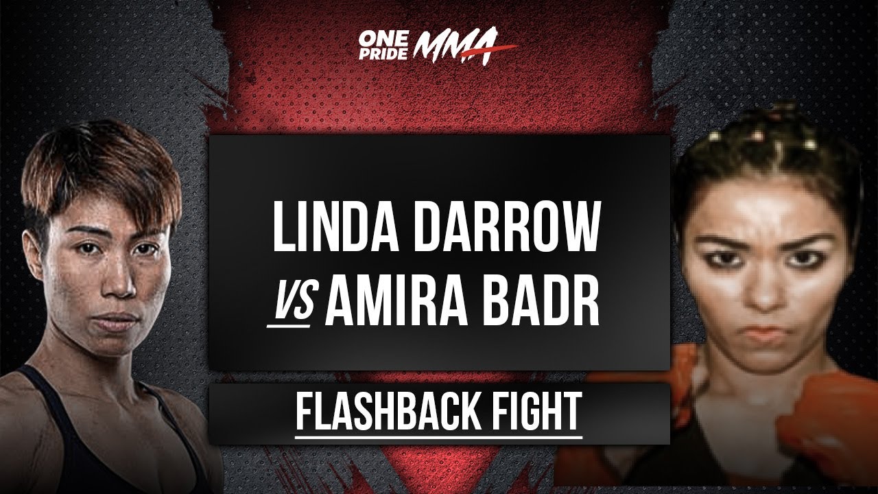 KO BRUTAL !! LINDA DARROW VS AMIRA BADR | FLASHBACK ONE PRIDE MMA background