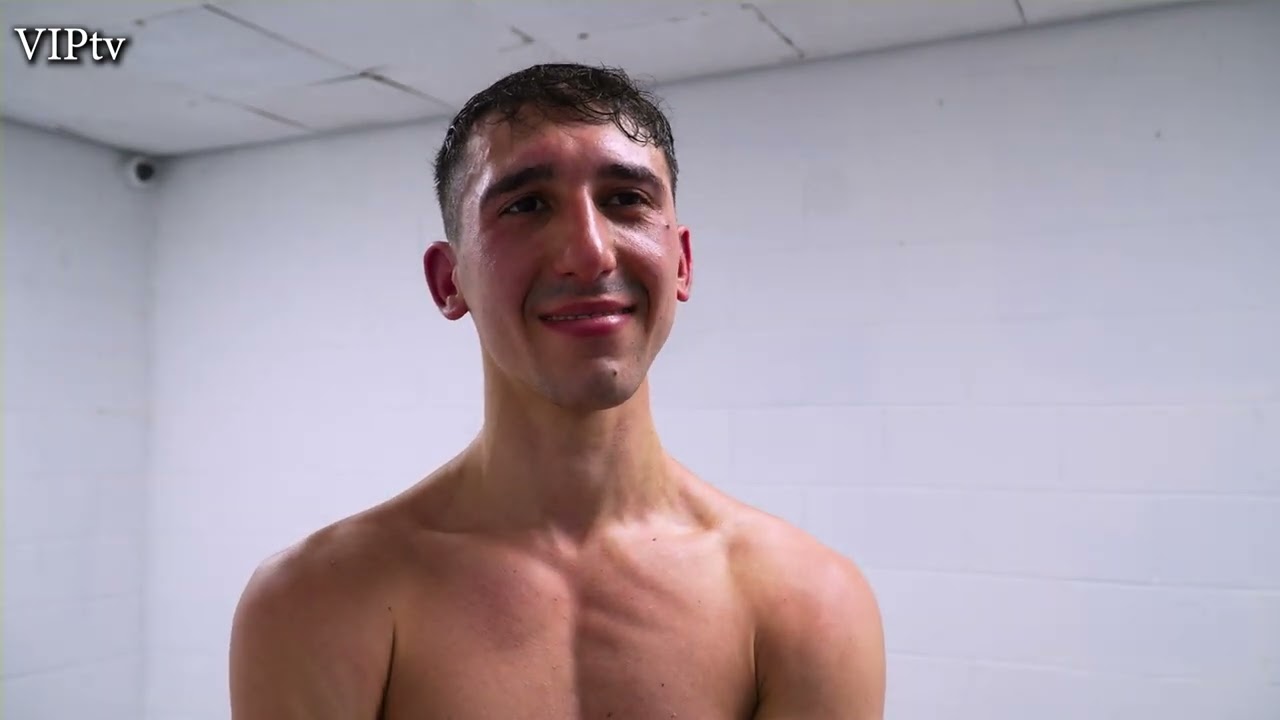 Andrea Cikalleshi kick starts the VIP show in Wakefield in style and almost a stoppage on his debut