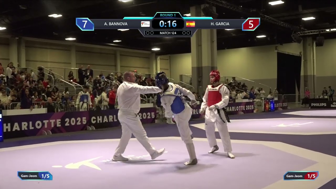124 Round of 32 W 67kg AIN A BANNOVA ESP H GARCIA PGM