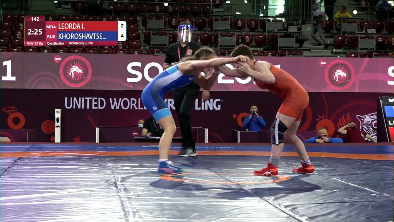 Qual. WW - 53 kg: I. LEORDA (MDA) v. O. KHOROSHAVTSE (RUS)