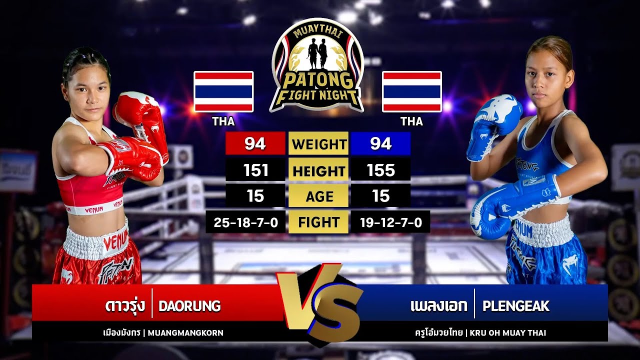DAORUNG MUANGMANGKORN VS PLENGEAK KRU OH MUAYTHAI Patong Fight Night 24 APRIL 2025