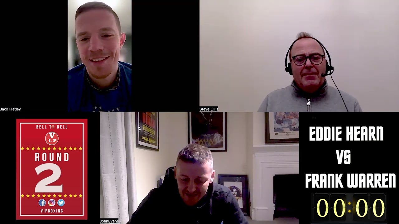 JACK FLATLEY joins Steve and John for another knockout VIP Boxing Bell 2 Bell Ep143 background